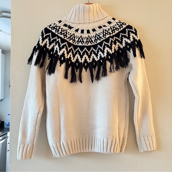 Lovestitch Fair Isle Tassel Sweater Tassel size smalll - Picture 4 of 6